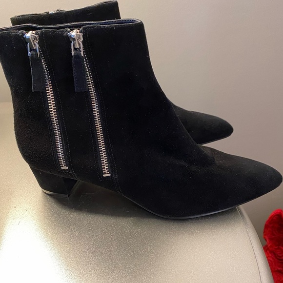 Black suede boots - Picture 2 of 4